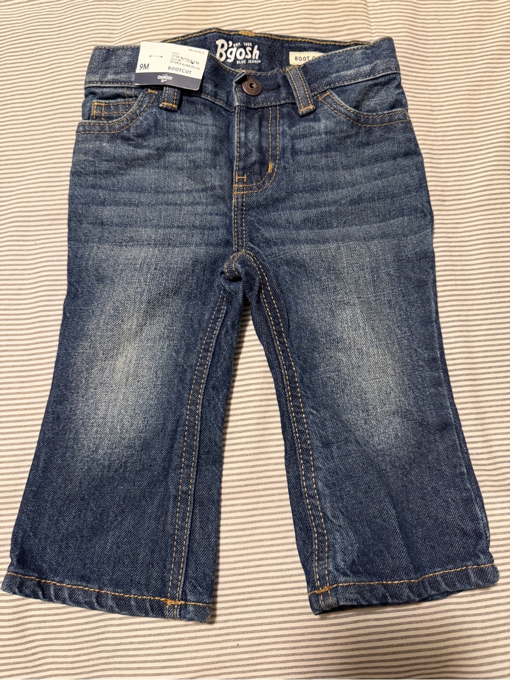 NWT OshKosh Bโgosh Baby 9M Bootcut Jeans